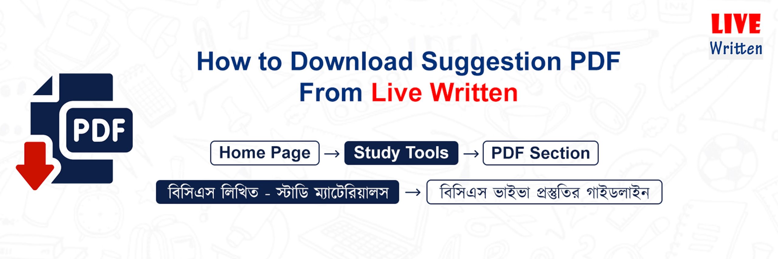 PDF Download Instruction Image
